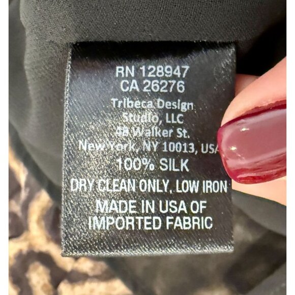 Nili Lotan Brienne Leopard Print Silk Chiffon Midi Dress - Size S - Picture 5 of 9